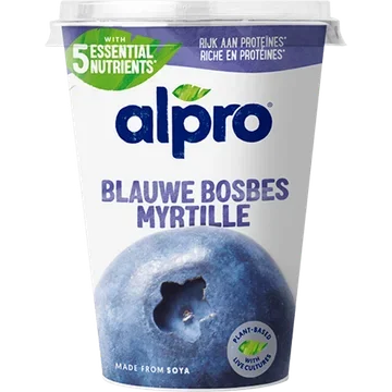 Alpro Plantaardig variatie blauwe bosbes