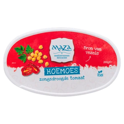 Maza Hoemoes tomaat basilicum