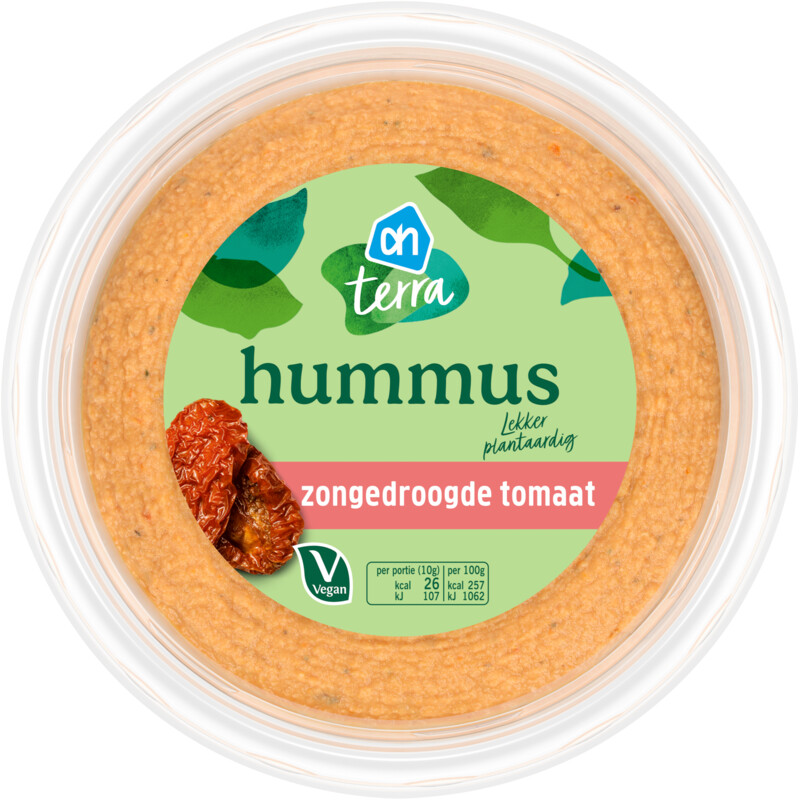 AH Terra Plantaardige hummus zongedroogde tomaat