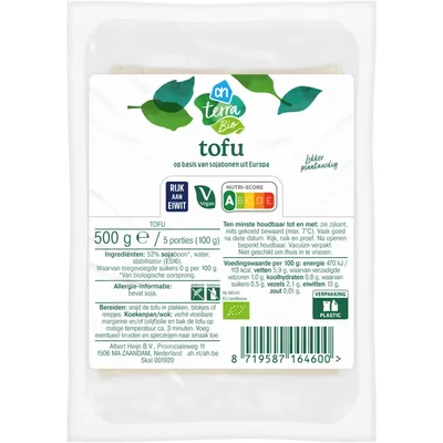 AH Terra Biologische tofu grootverpakking