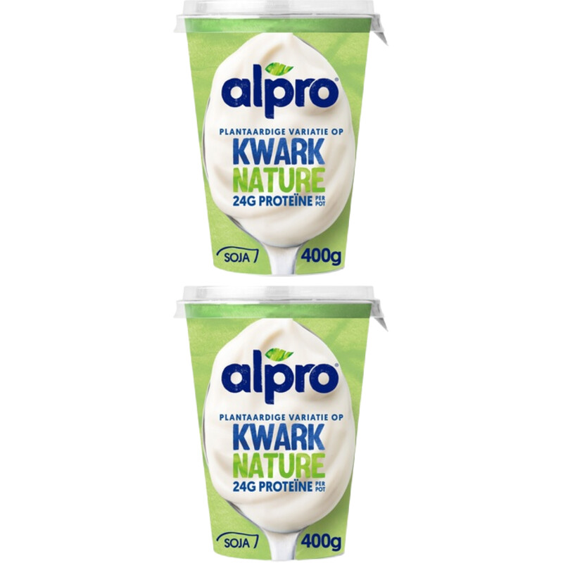 Alpro Plantaardige kwark naturel 2-pack