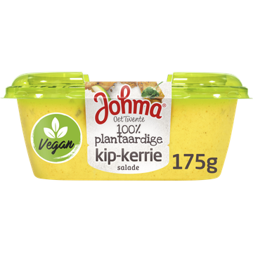 Johma 100% plantaardige kip-kerriesalade