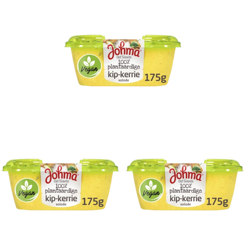 Johma 100% plantaardige kip-kerrie 3-pack