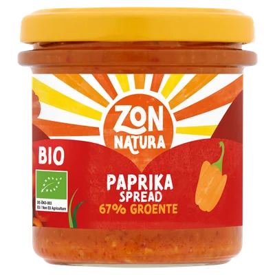 Zonnatura Paprika spread 67% groente