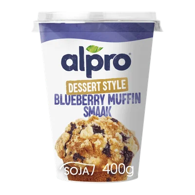 Alpro Yoghurt bosbessen muffin smaak