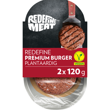 Redefine Meat Premium burgers