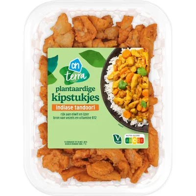 AH Terra Plantaardige kipstukjes Indiase tandoori