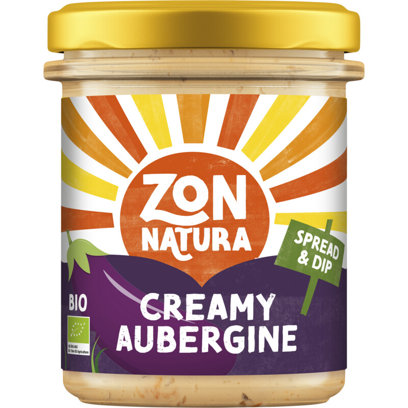 Zonnatura Aubergine creamy spread