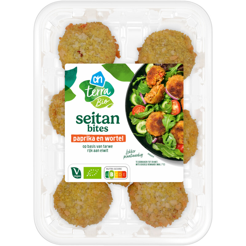 AH Terra Bio seitan bites paprika en wortel
