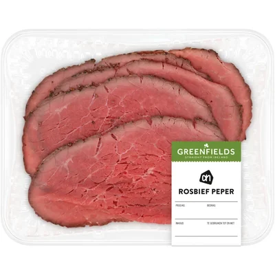 AH Greenfields Rosbief peper kleinverpakking