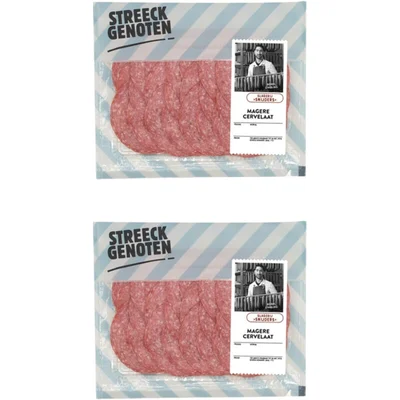 Streeckgenoten Magere cervelaat 2-pack