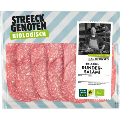 Streeckgenoten Biologische rundersalami