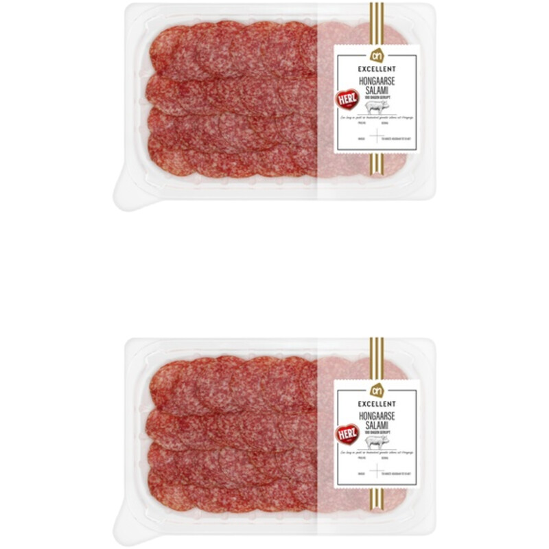 AH Excellent Hongaarse salami 2-pack