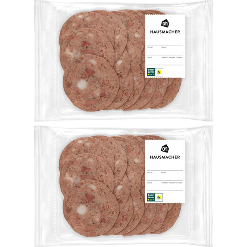 AH Hausmacher gesneden 2-pack