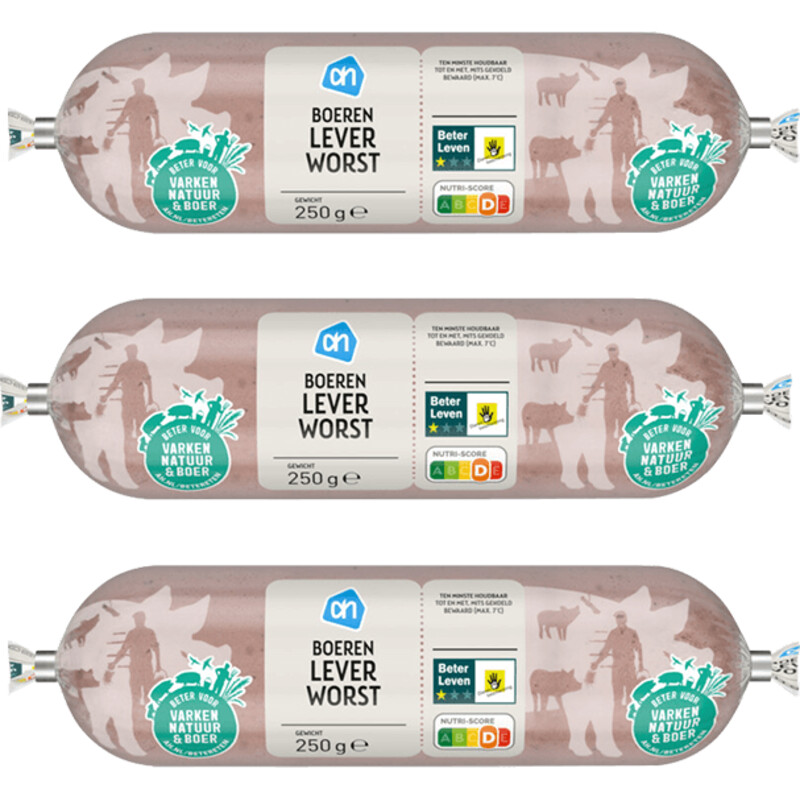 AH Boerenleverworst 3-pack