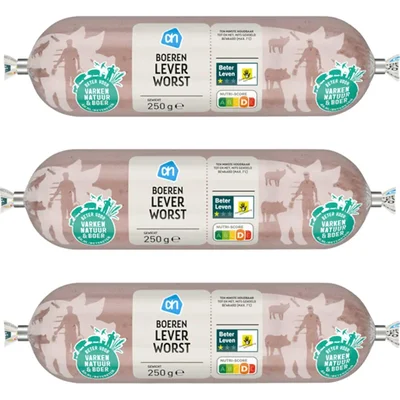 AH Boerenleverworst 3-pack