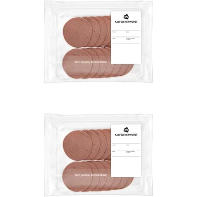 AH Kalfsleverworst 2-pack