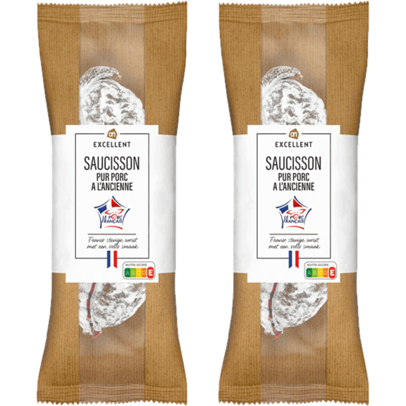 AH Excellent Saucisson sec a l'ancienne 2-pack