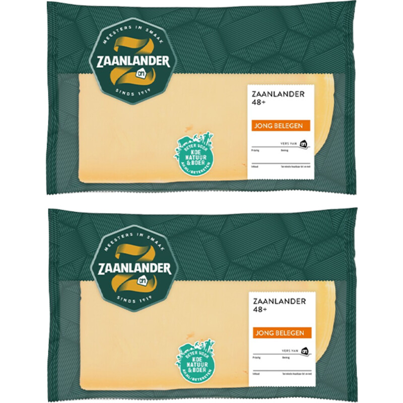 AH Zaanlander Jong belegen 48+ plakken 2-pack