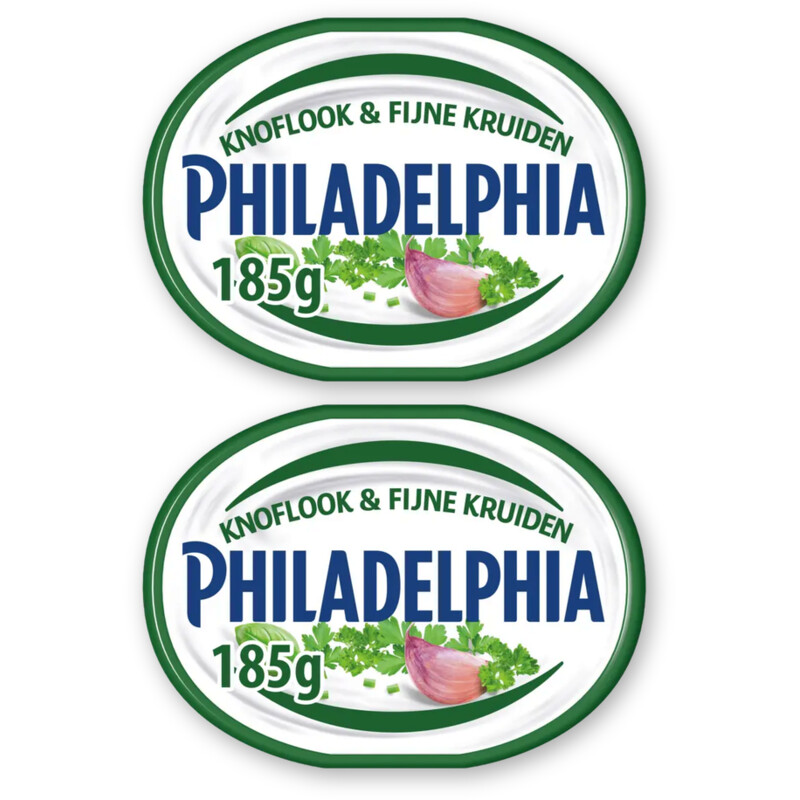 Philadelphia Knoflook & Kruiden 2-pack