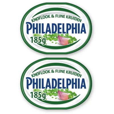 Philadelphia Knoflook & Kruiden 2-pack