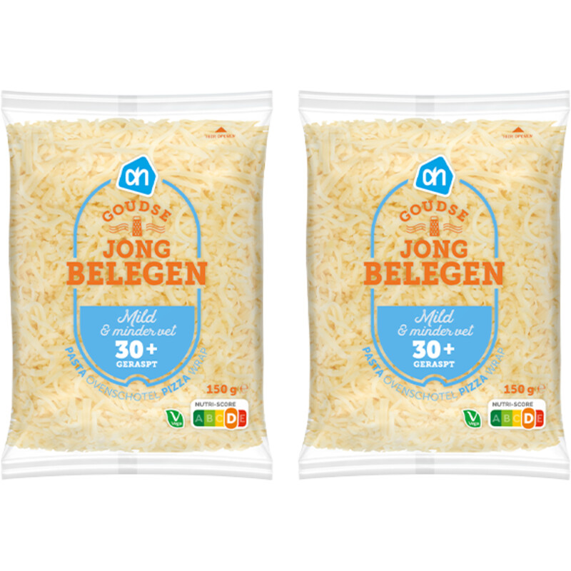 AH Goudse jong belegen 30+ geraspt 2-pack