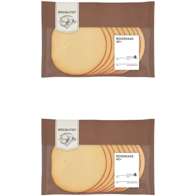 AH Rookkaas naturel 45+ plakken 2-pack
