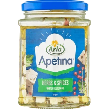 Arla Apetina witte kaasblokjes in olie