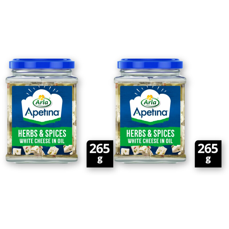 Arla Apetina classic white cheese oil 2-pack