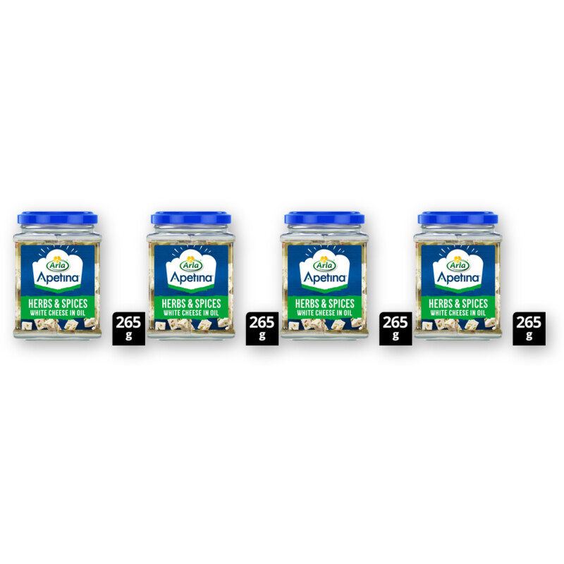 Arla Apetina classic white cheese oil 4-pack