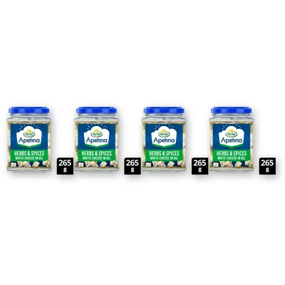 Arla Apetina classic white cheese oil 4-pack