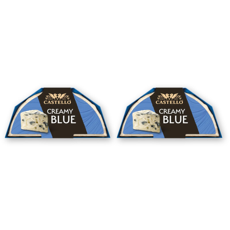 Castello Creamy blue kaas 2-pack
