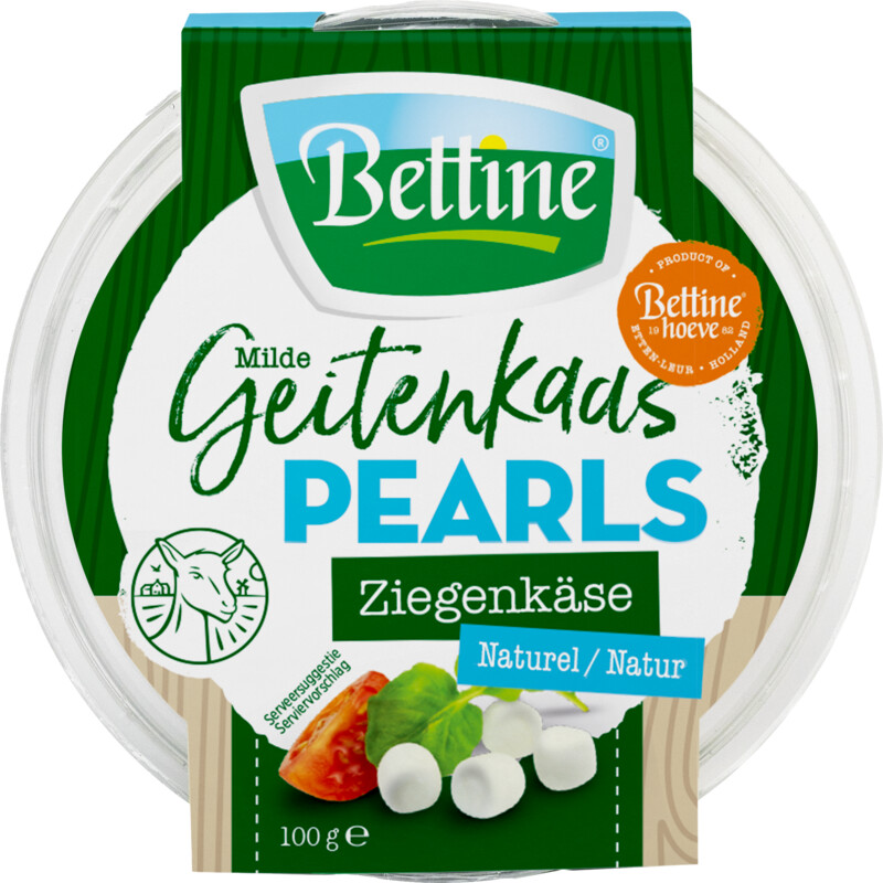 Bettine Milde geitenkaas pearls naturel
