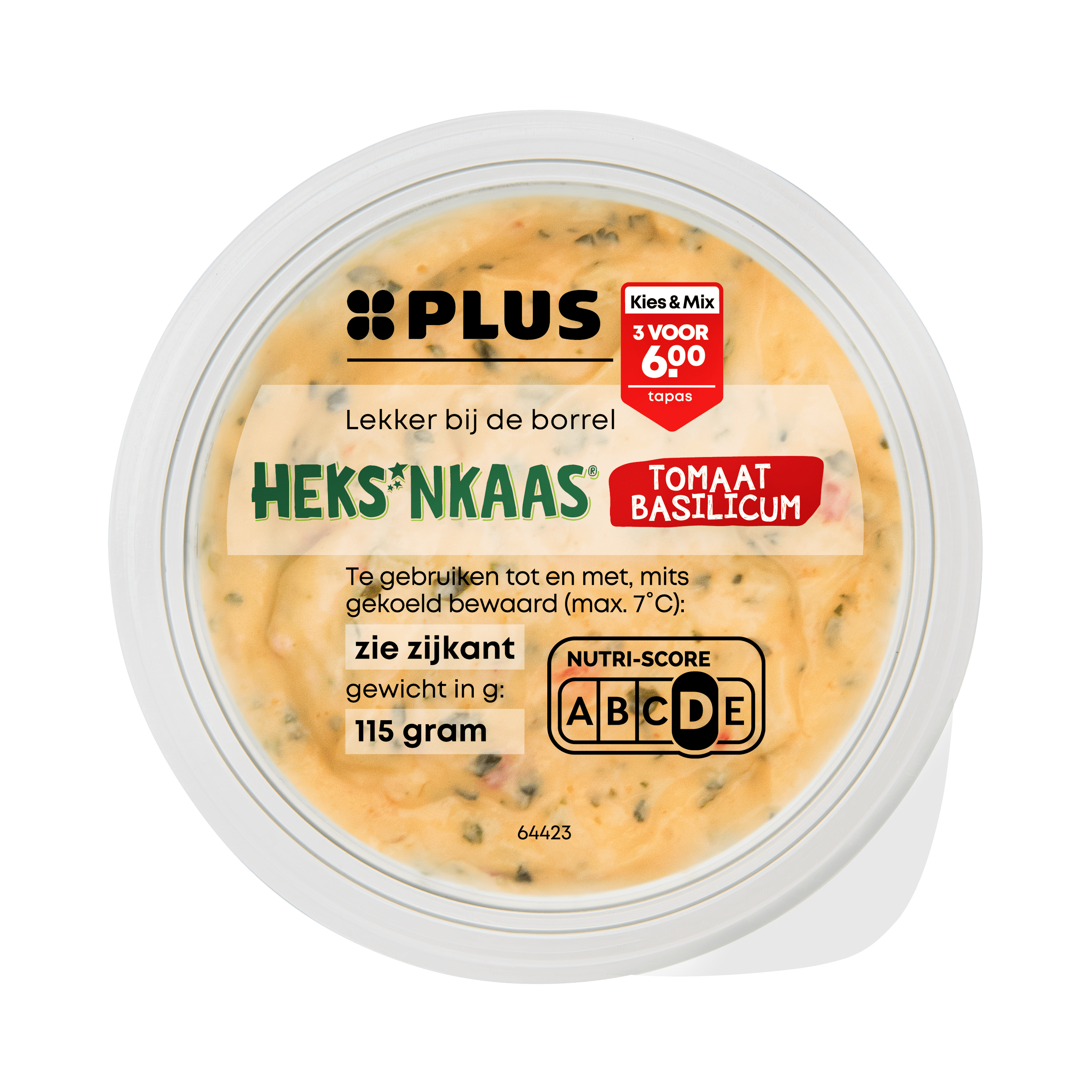 Heks'nkaas Tomaat basilicum