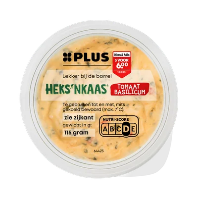 Heks'nkaas Tomaat basilicum