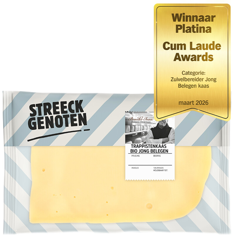 Streeckgenoten Trappistenkaas bio jong belegen