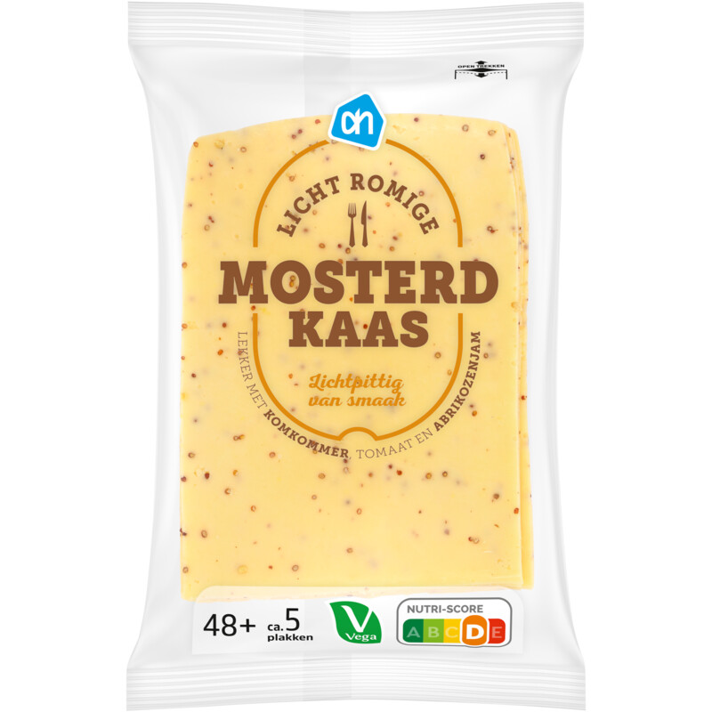 AH Licht romige mosterdkaas 48+ plakken