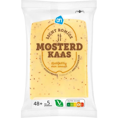 AH Licht romige mosterdkaas 48+ plakken