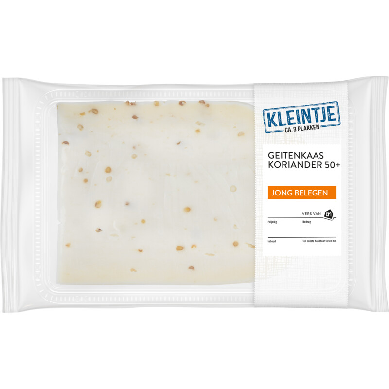 AH Kleintje geitenkaas koriander 50+ plak