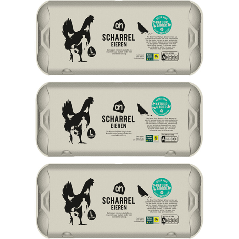 AH Verse scharreleieren M L 3-pack