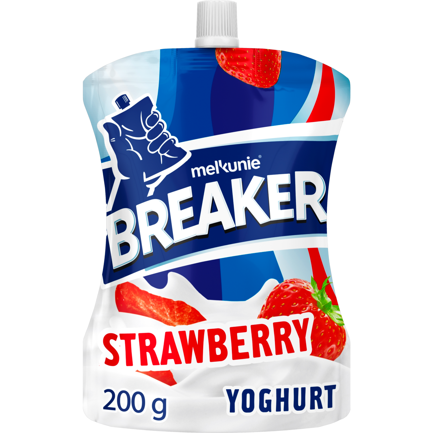 Melkunie Breaker aardbei yoghurt