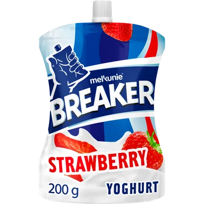 Melkunie Breaker aardbei yoghurt
