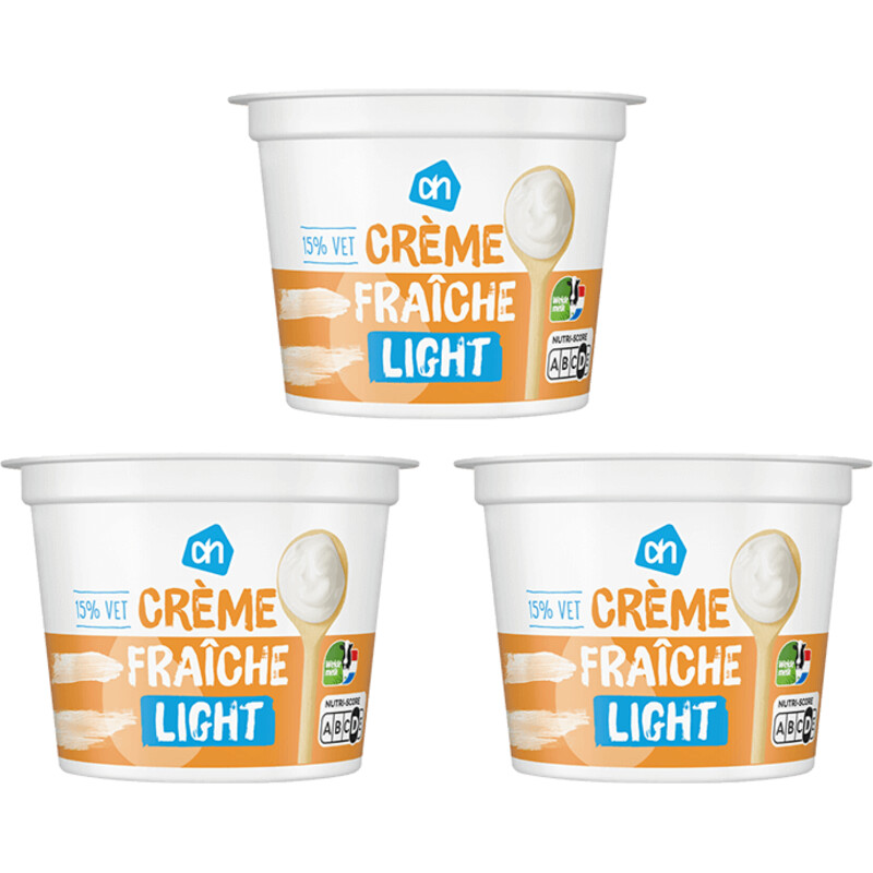 AH Creme Fraiche Light 3-pack