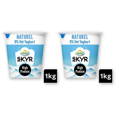 Arla Skyr naturel yoghurt 0% fat XL 2-pack