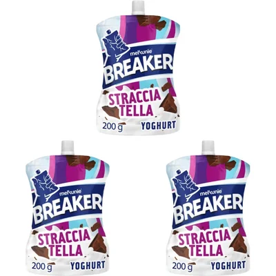 Melkunie Breaker straciatella yoghurt 3-pack