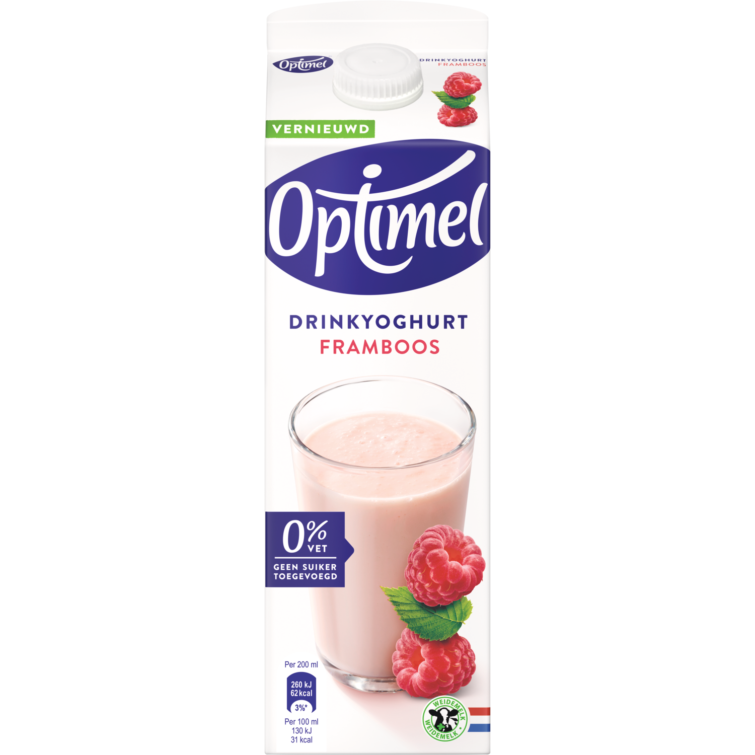 Optimel Drinkyoghurt framboos