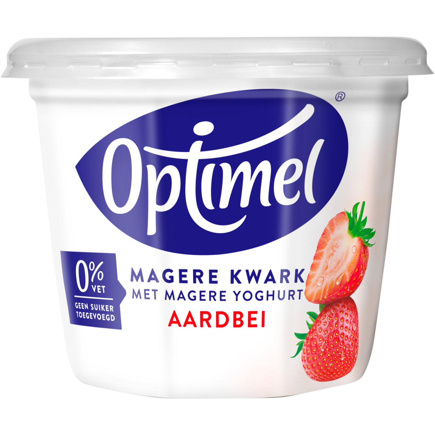 Optimel Magere kwark aardbei