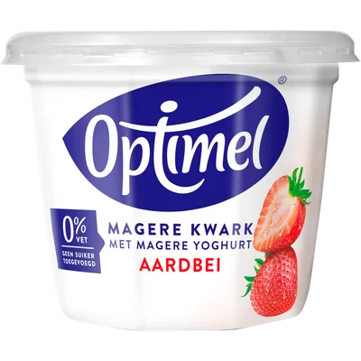 Optimel Magere kwark aardbei
