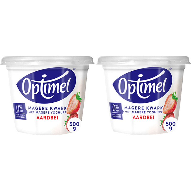 Optimel Kwark Aardbei 2-pack
