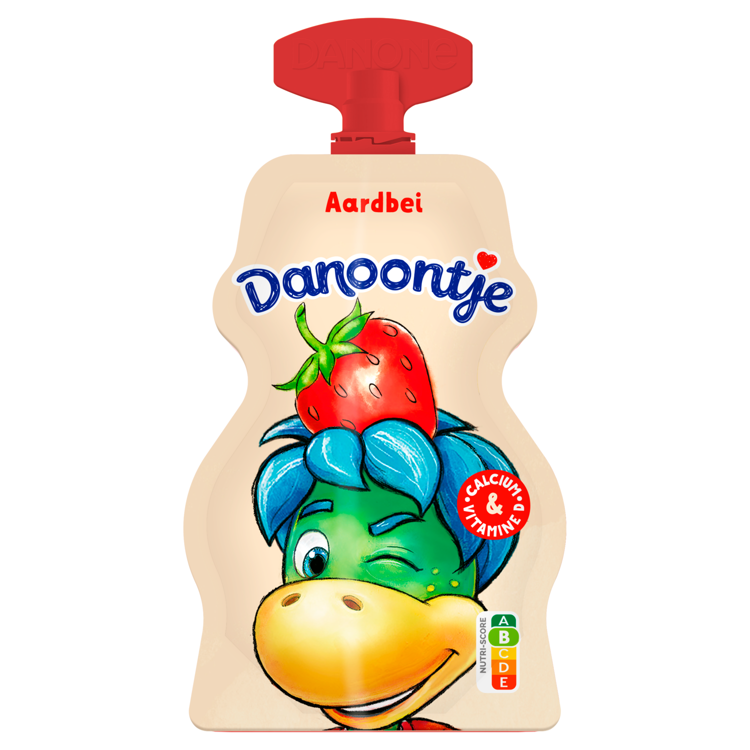 Danoontje Knijpyoghurt aardbei